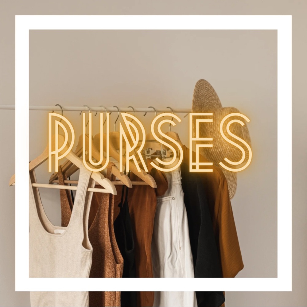 Upcoming listings are purses…